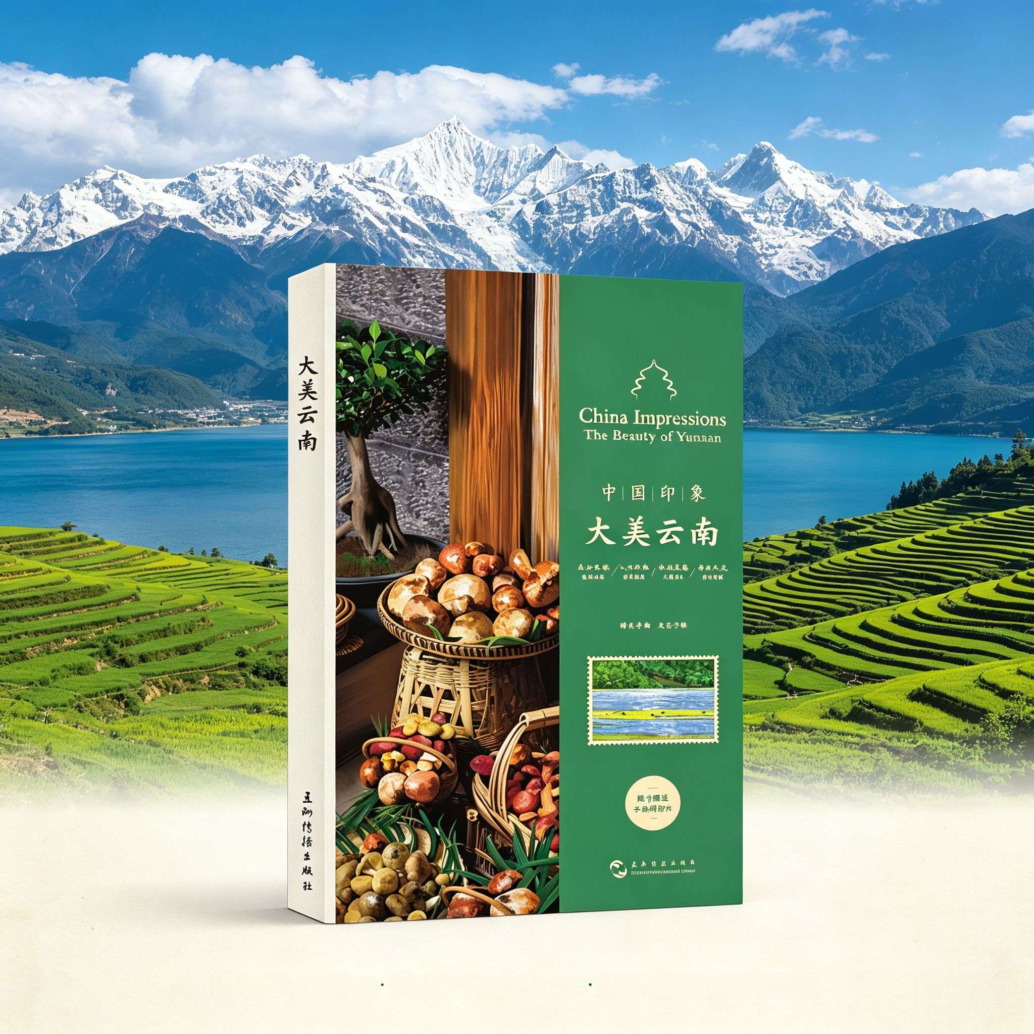 China Impressions: The Beauty of Yunnan (Bilingual Notebook / Hardcover)