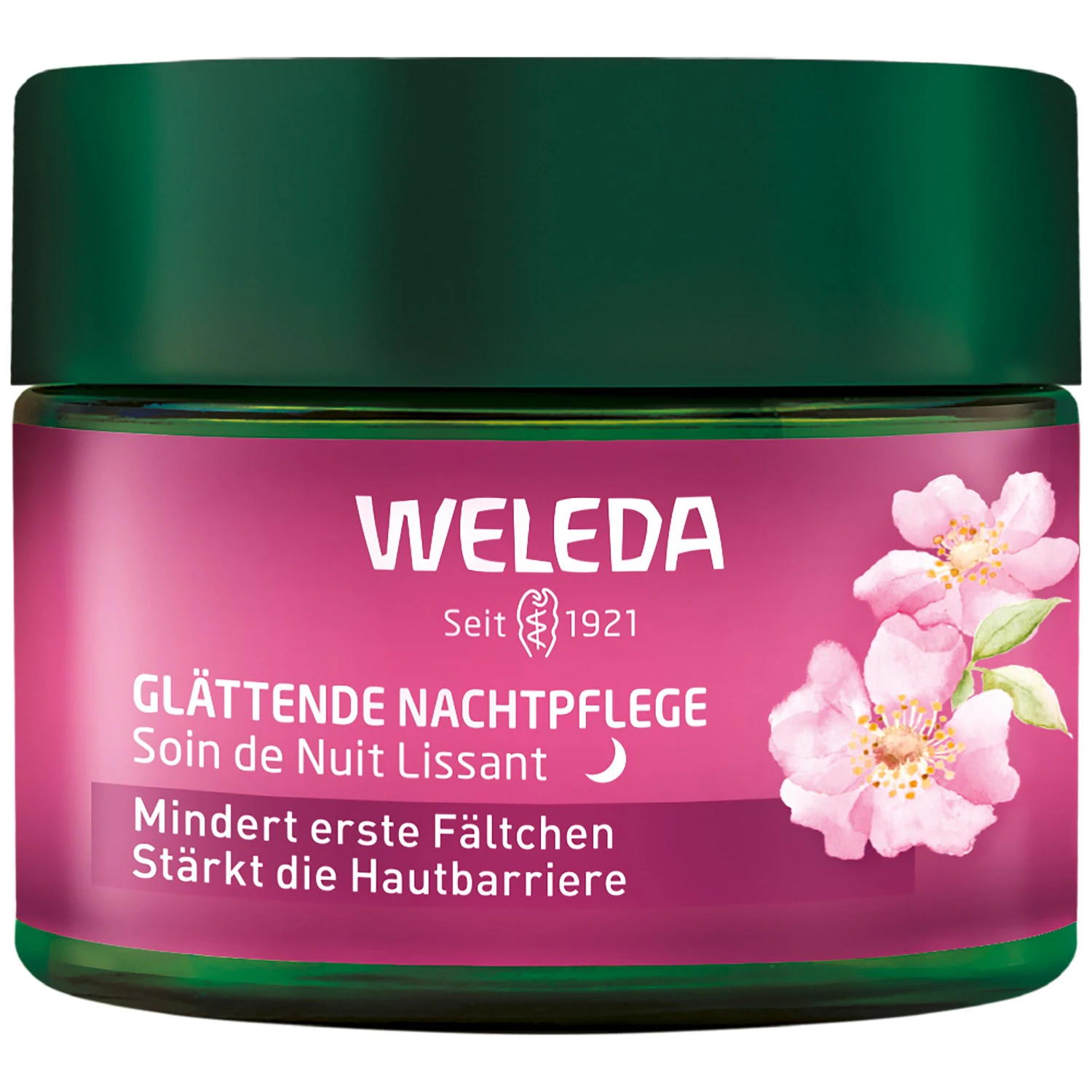 Glättende Nachtpflege Wildrose & Weisser Tee