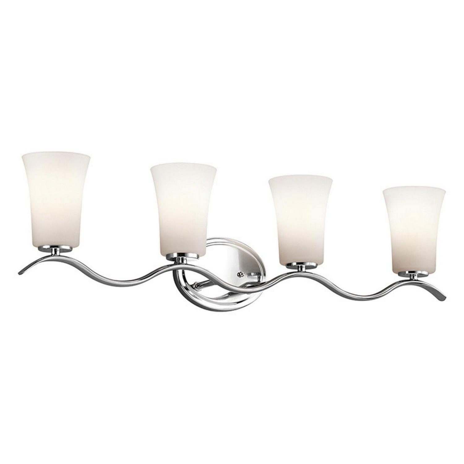 45377OZL18-Kichler Lighting-Armida - 4 Light Bath Vanity Approved for Damp Locations - with Transitional inspirations - 32.25 inches wide-Olde Bronze
