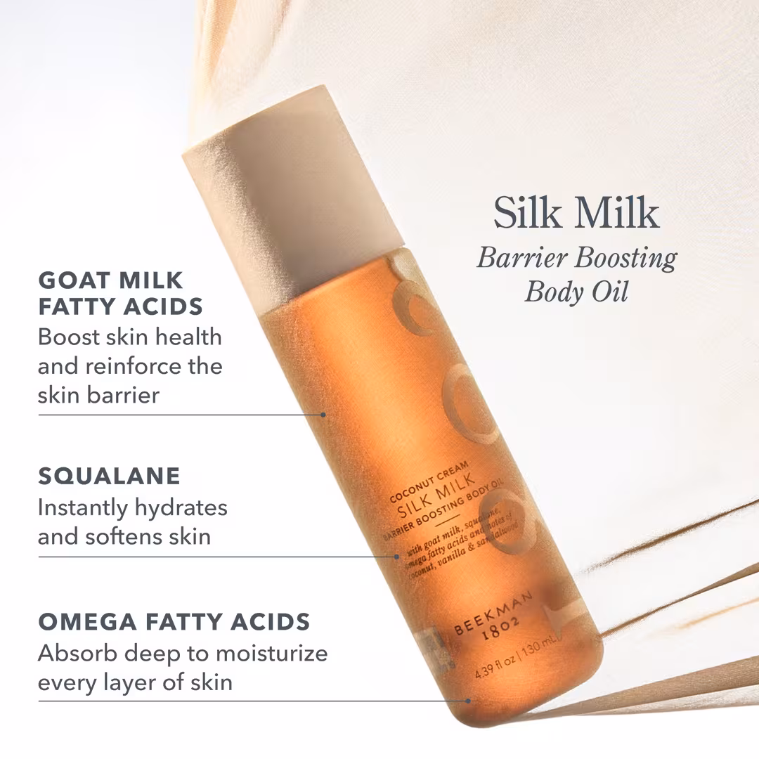 Beekman 1802  Silk Milk Barrier Boosting Body Oil