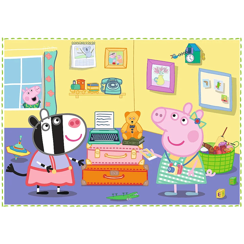 Puzzle 4W1 Świnka Peppa Wspomnienia Z Wakacji