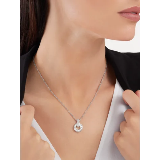 BVLGARI BVLGARI NECKLACE, Rose & White Gold