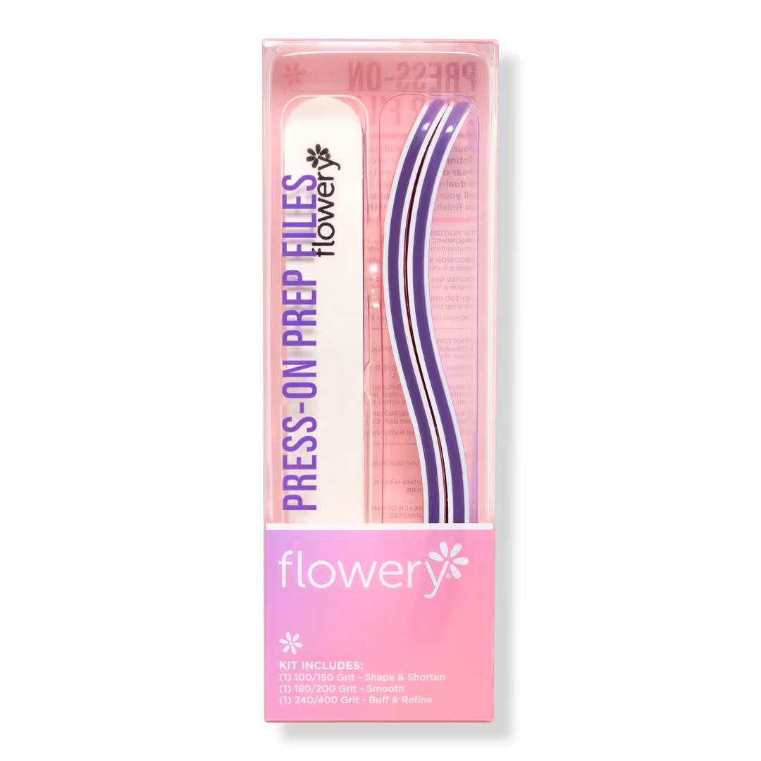 Flowery  Press-On Prep Files