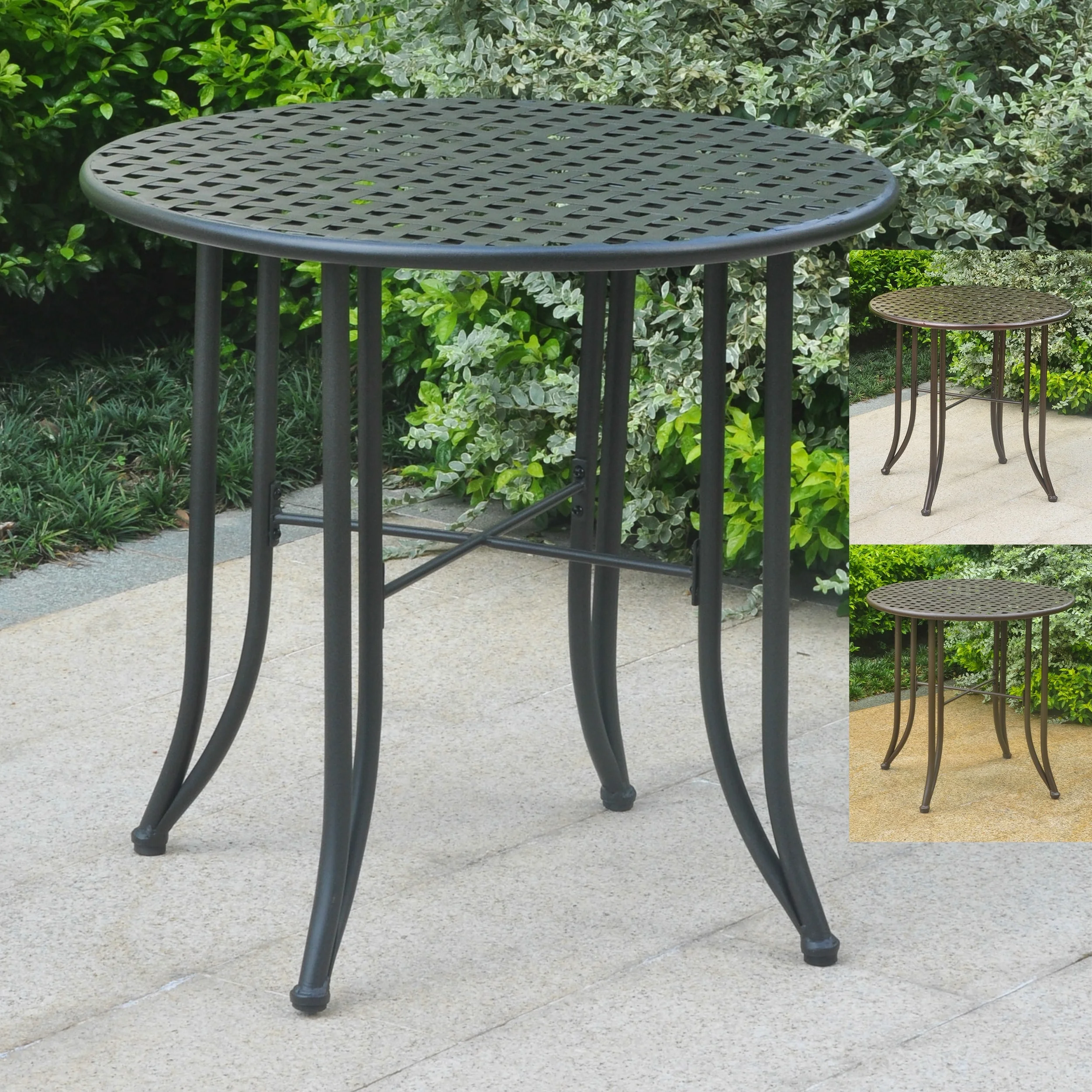 Mandalay Iron Patio Bistro Table