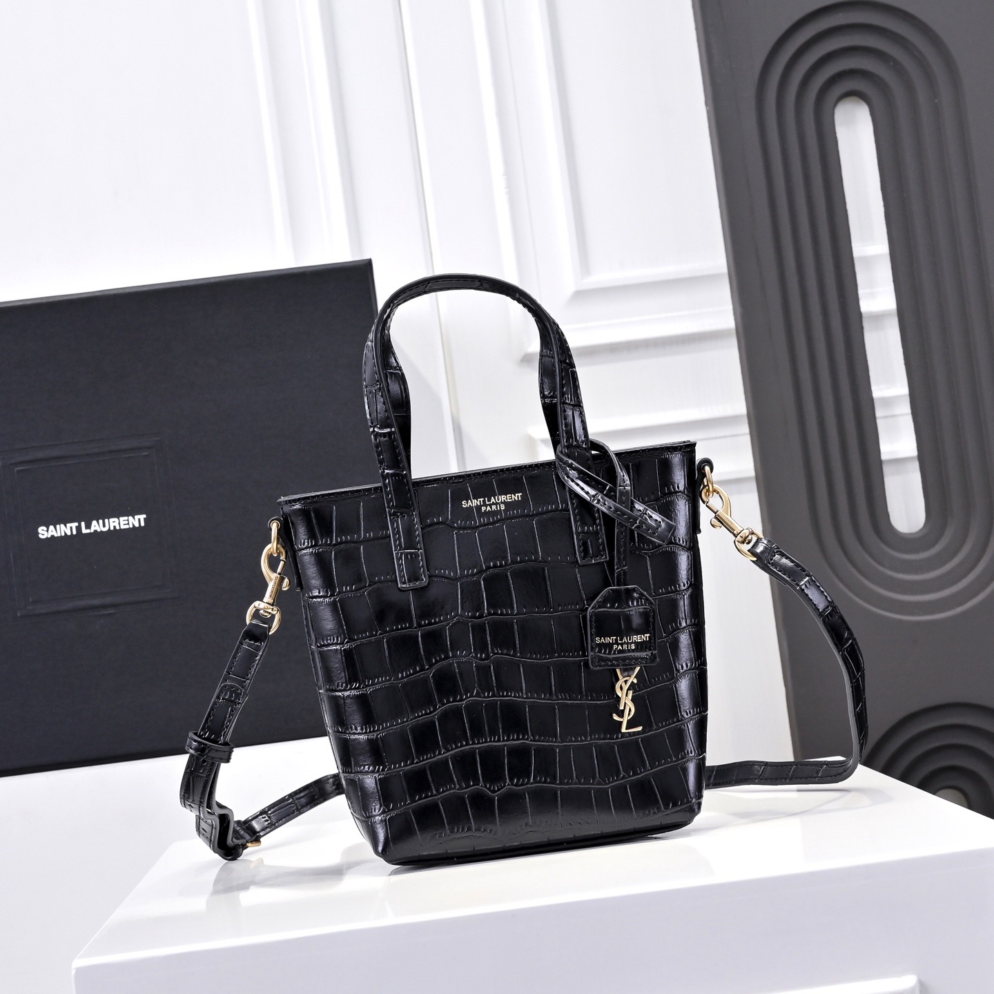 YSL Shopping Mini Toy Tote Bag