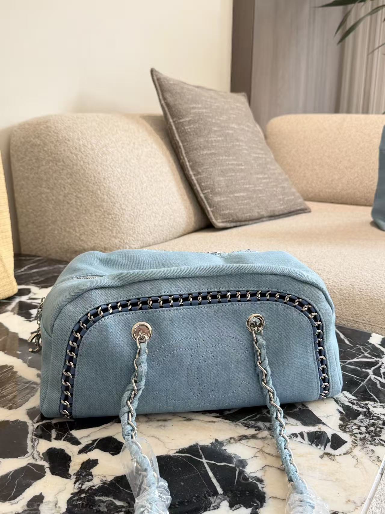 Chanel Bowling Cowboy Chain Bag