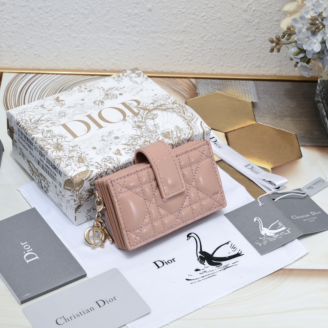 Dior Wallets 5-Gusset Card Holder 10A+ top quality S0178 LM091 10.4cm