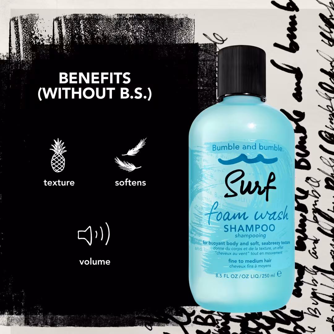 Bumble and bumble  Surf Foam Wash Texturizing Shampoo