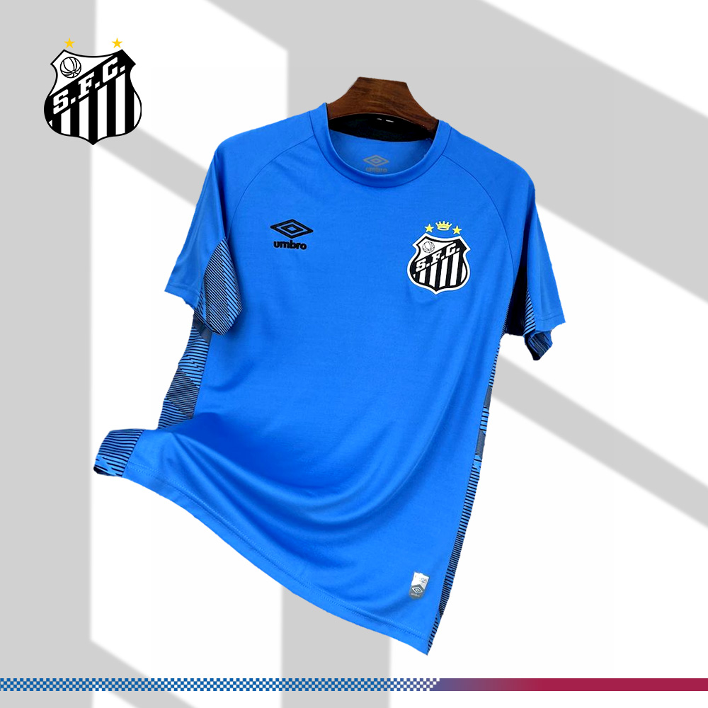 2025/2026 Santos Blue Goalkeeper Football Shirt (Fan Edition)