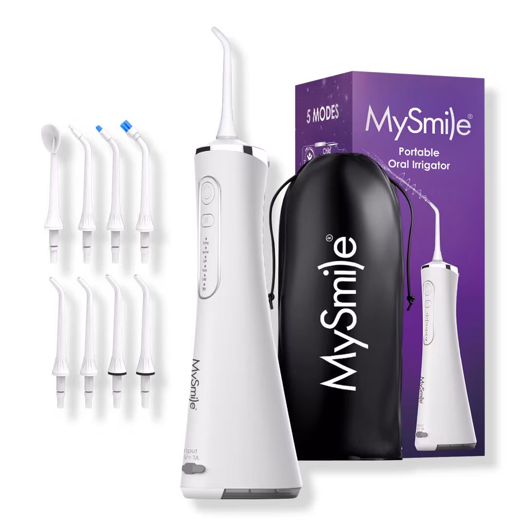 MySmile  LP211 Portable Cordless Water Flosser with 5 Modes