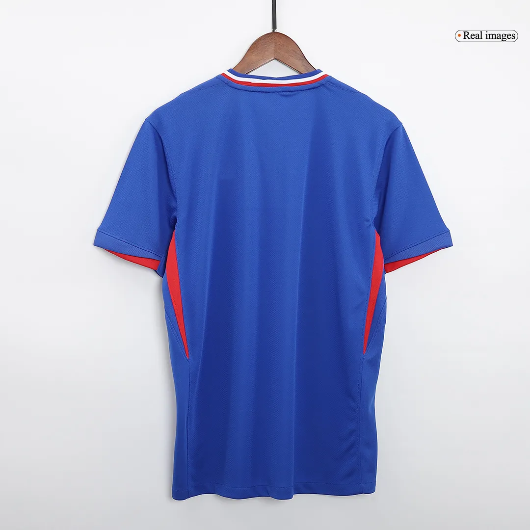 France Home Jersey Euro 2024 MBAPPE #10 GIROUD #9 GRIEZMANN #7 Soccer Apparel