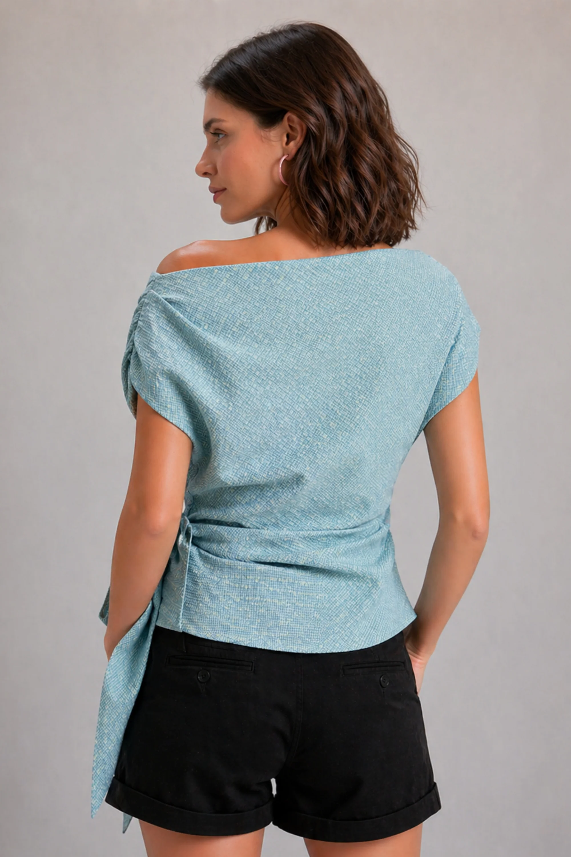 Aqua Wrap Top