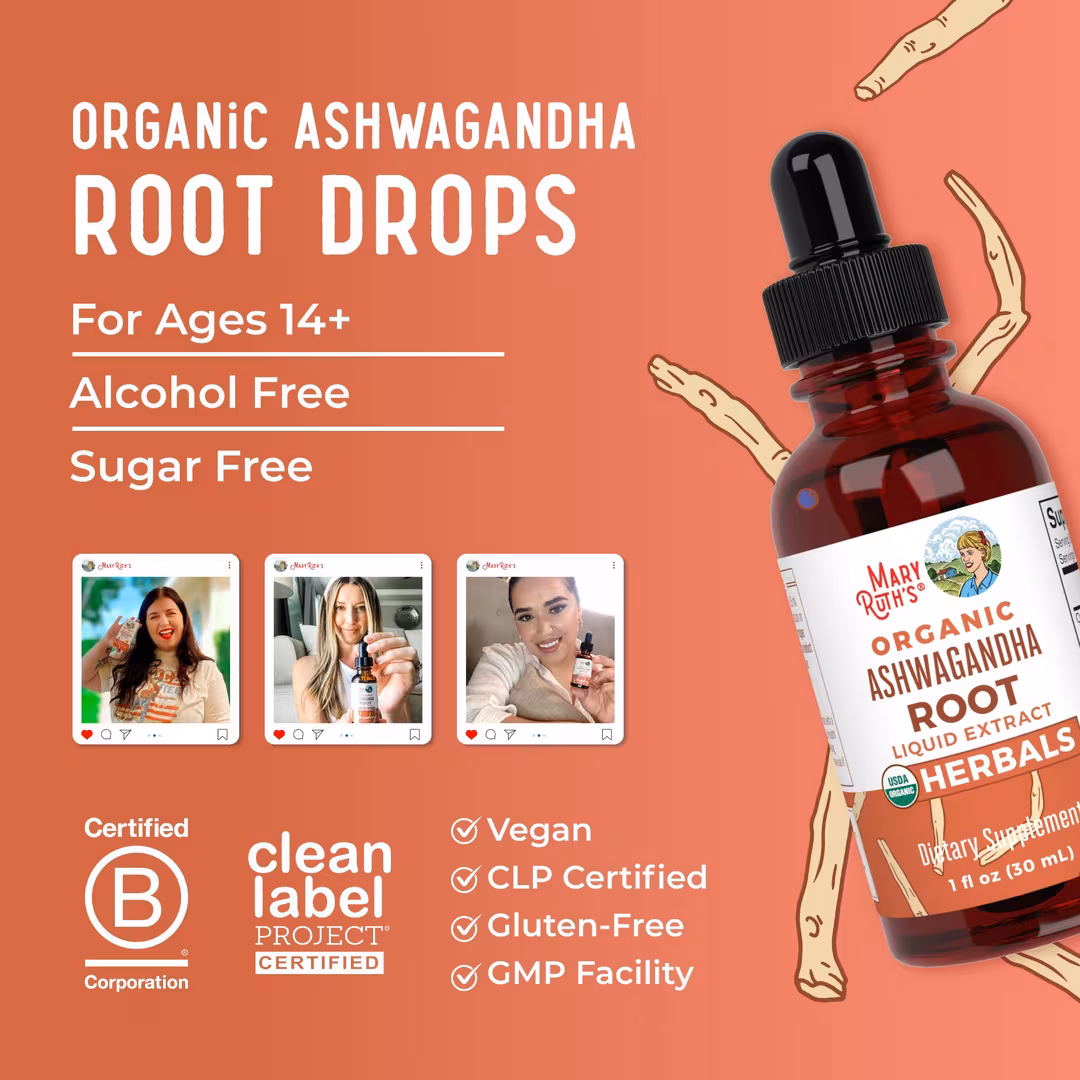 MaryRuth's  Organic Ashwagandha Root Liquid Extract