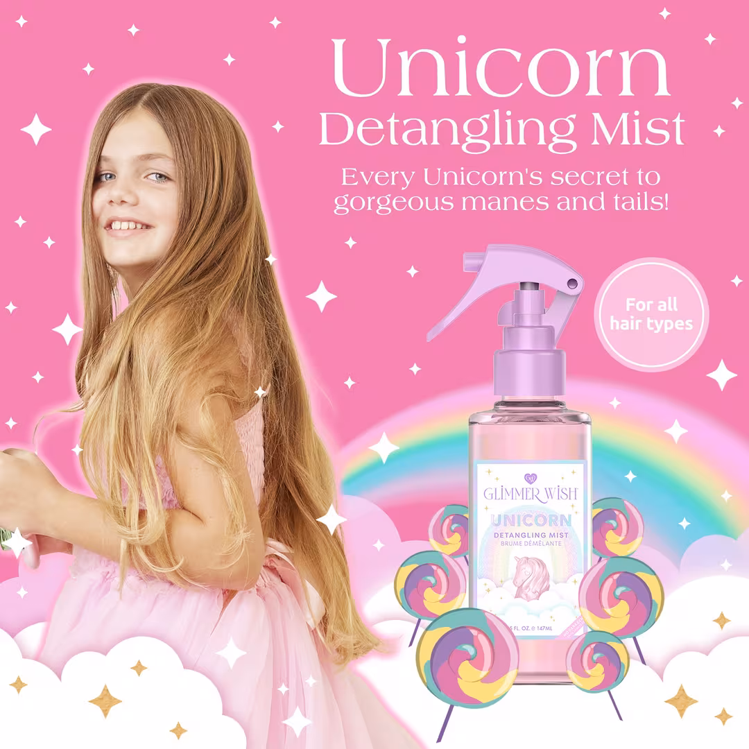 Glimmer Wish  Unicorn Hair Detangling Mist