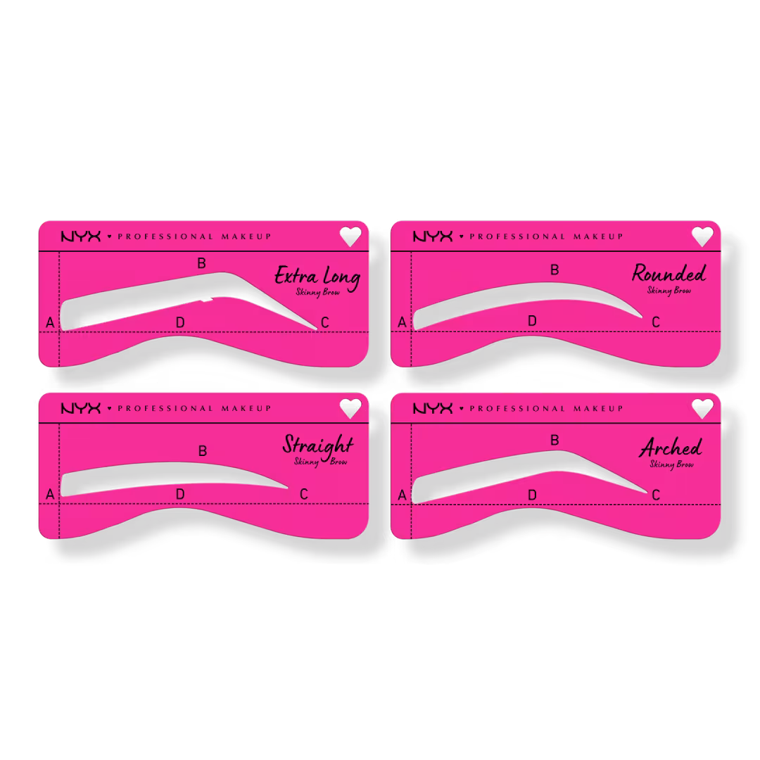NYX Professional Makeup  Zero to Brow Eyebrow Shaping Stencil