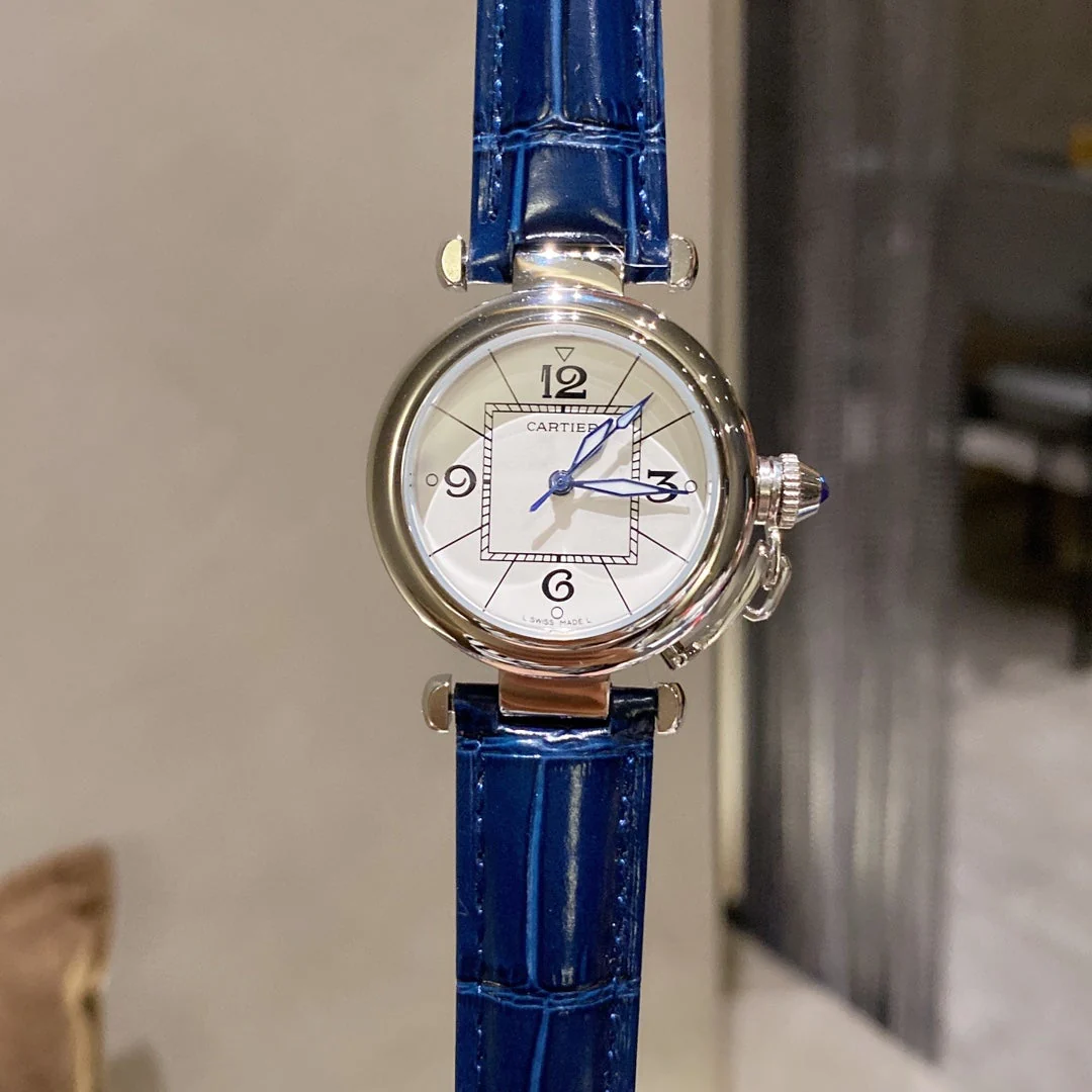 Cartier Watch PASHA DE CARTIER 35MM QUARTZ STEEL WHITE DIAL