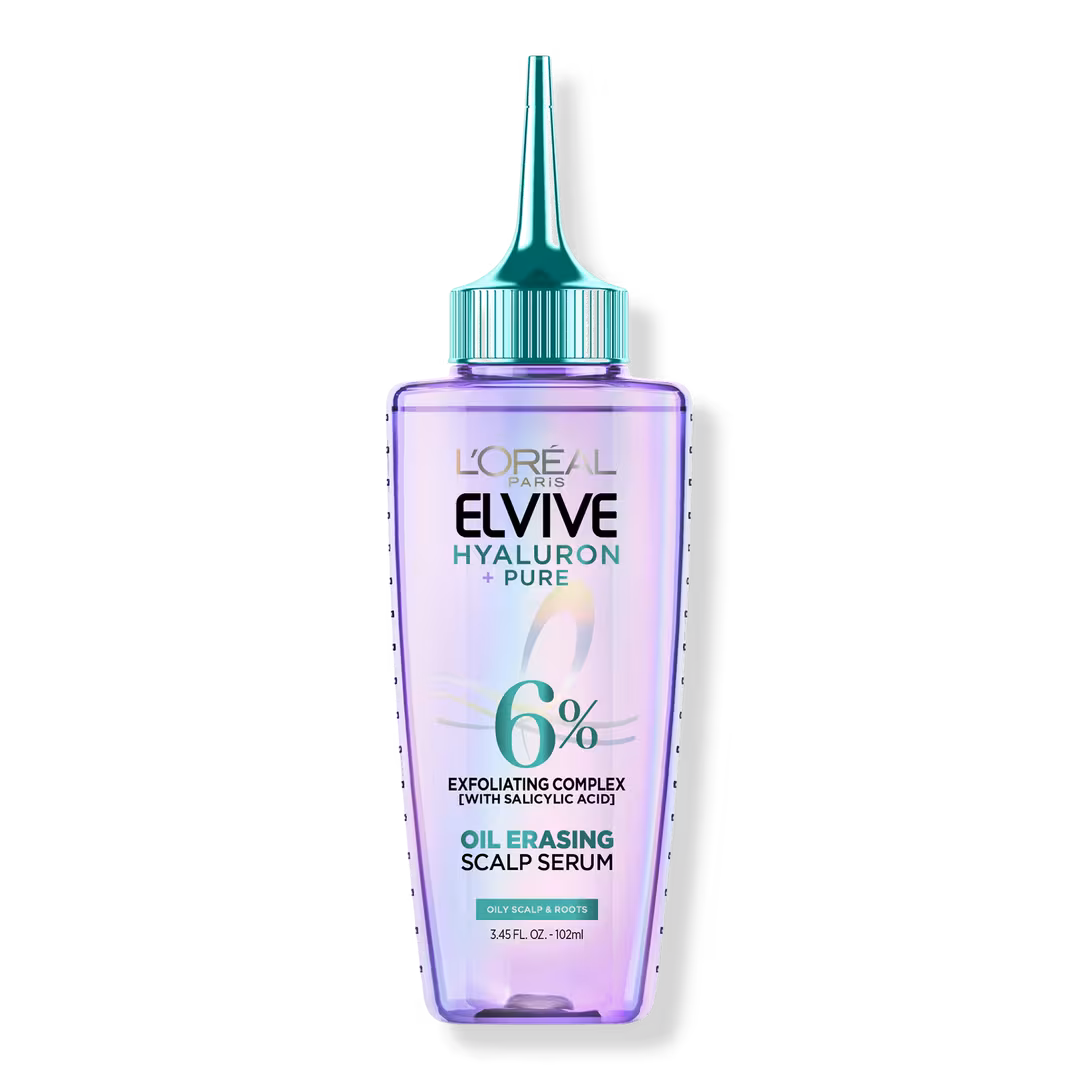 L'Oréal Paris  Elvive Hyaluron Pure Oil Erasing Serum, For Oily Hair