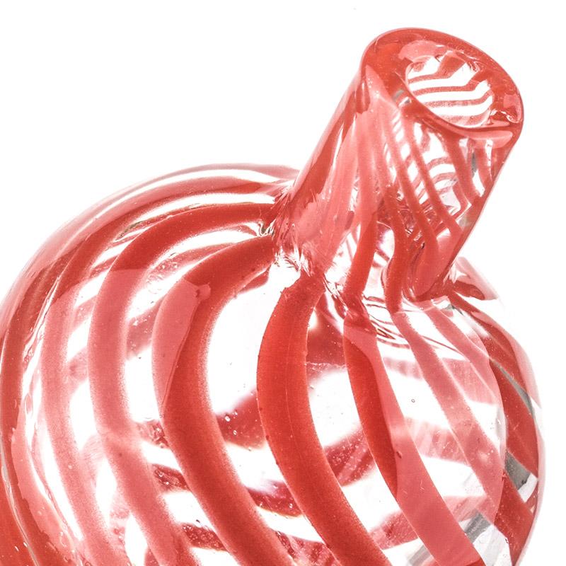 Spiral Glass Bubble Carb Cap (Random Color)