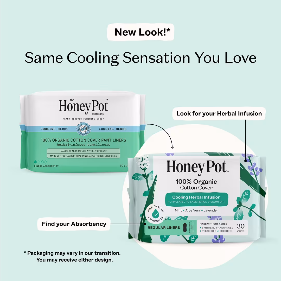 Honey Pot  Herbal-Infused Pantiliners