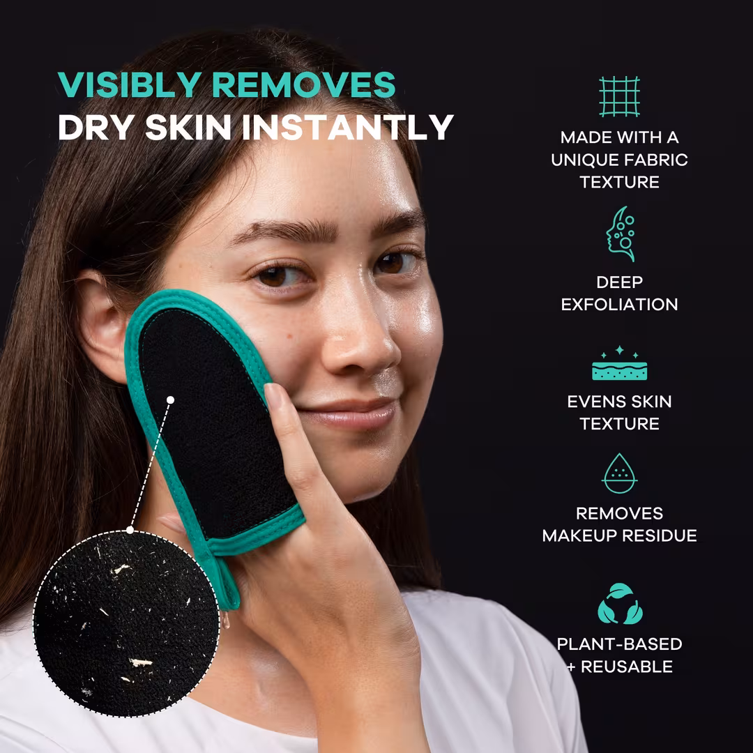 Dermasuri  Deep Exfoliating Face Scrub Mitt
