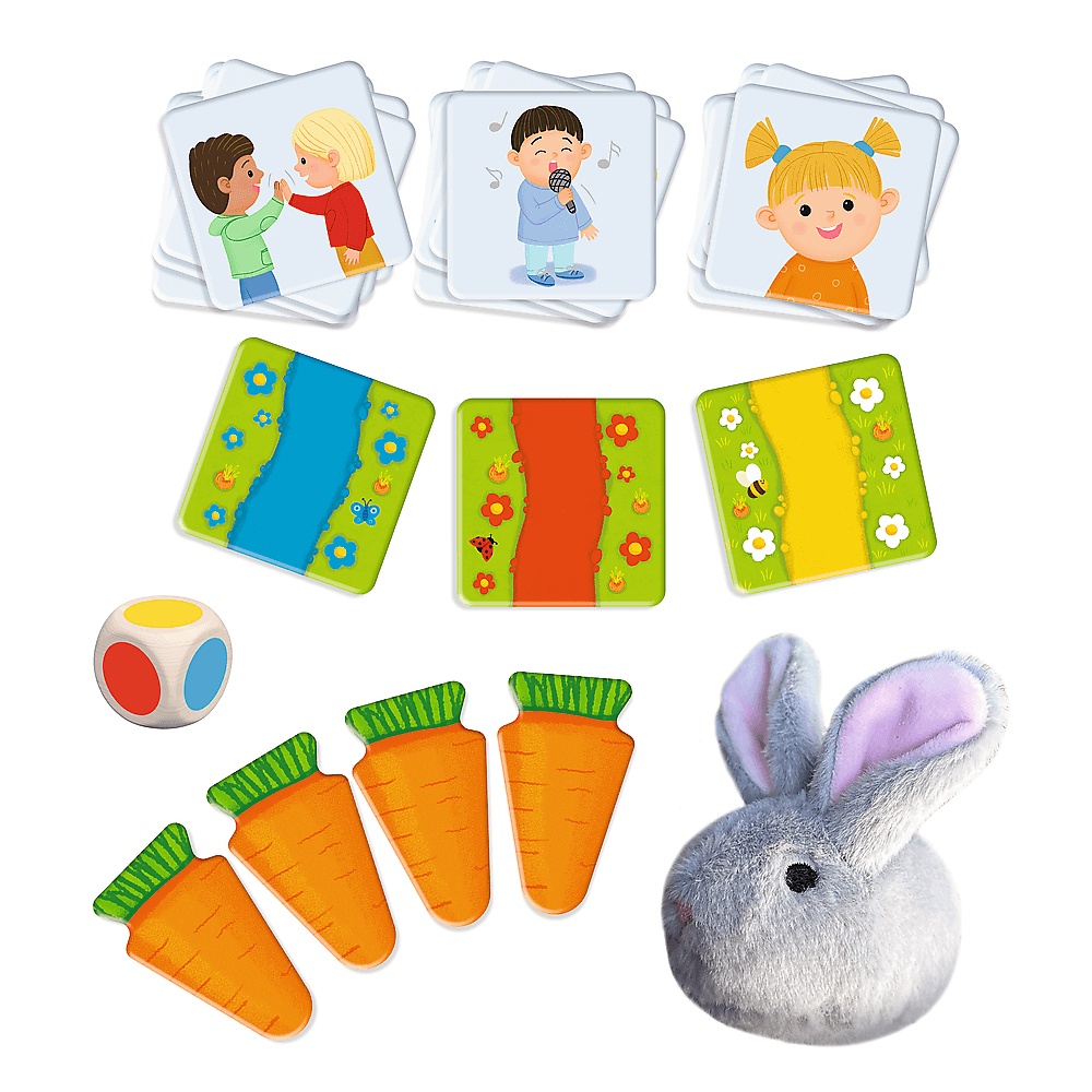 Gra Planszowa Hop Hop! Bobaski I Miś