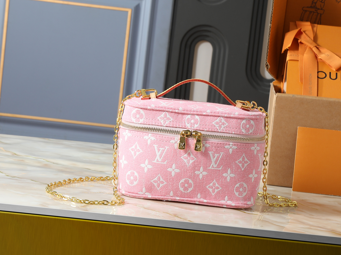 LV Nice Mini Makeup Bag