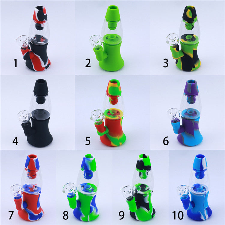 7 Camouflage Fountain Silicone Dab Rig