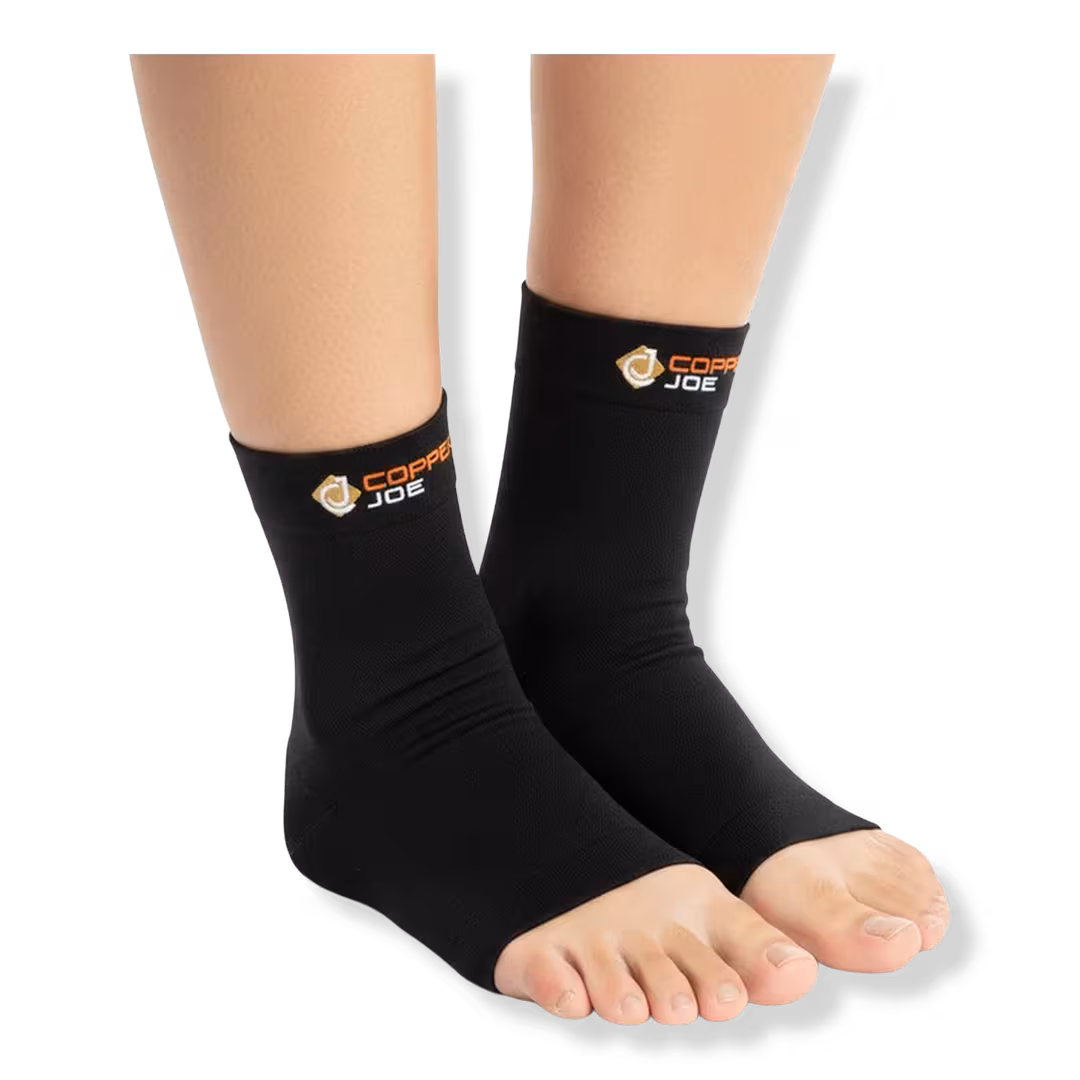 Copper Joe  Copper-Infused Foot & Ankle Compression Sleeves