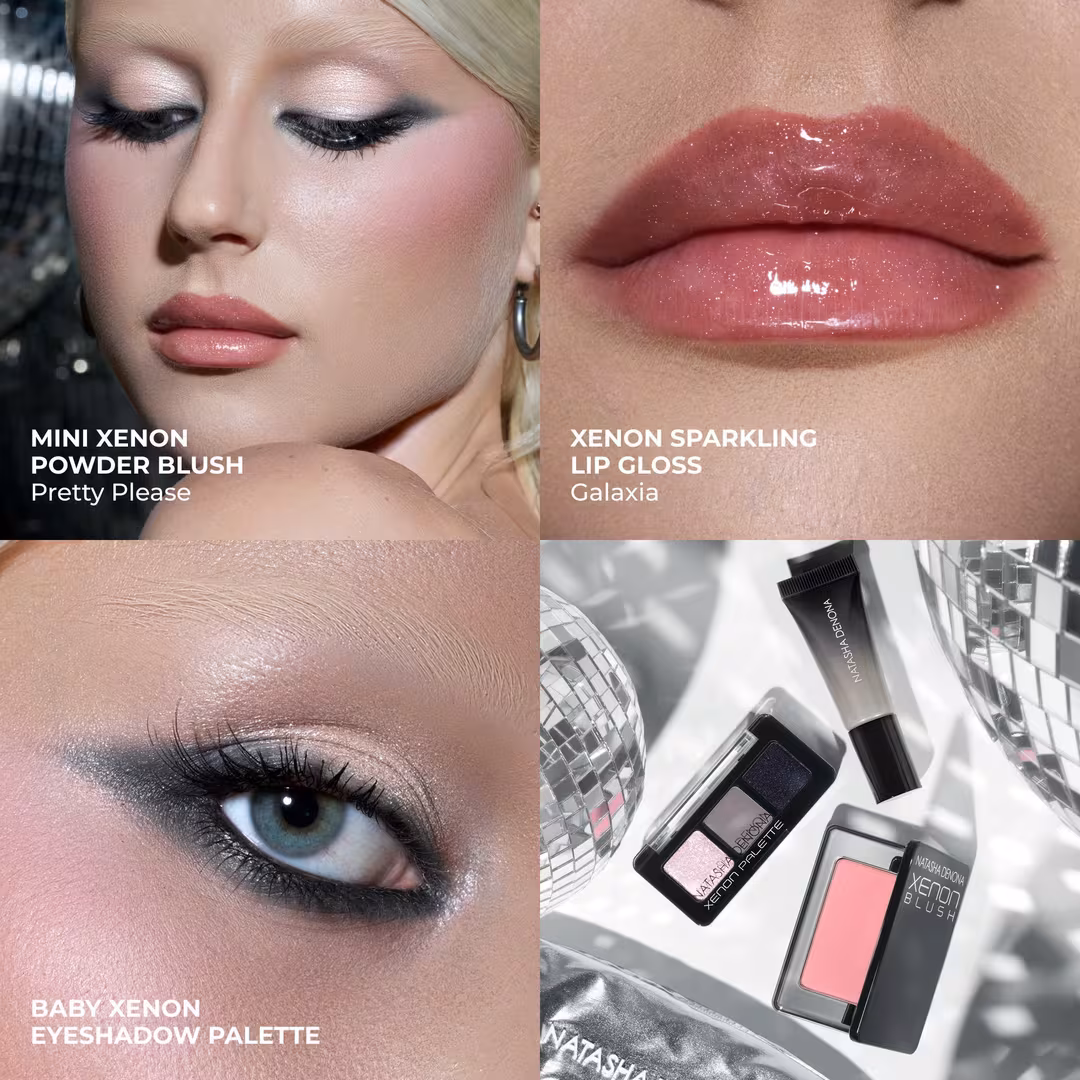 NATASHA DENONA  Xenon Pouch Makeup Gift Set