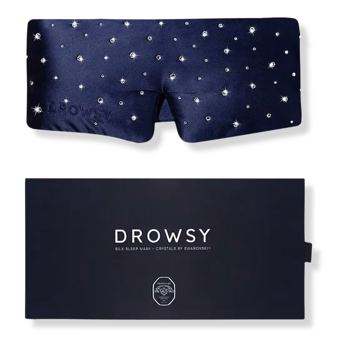 Drowsy  Swarovski Silk Sleep Mask