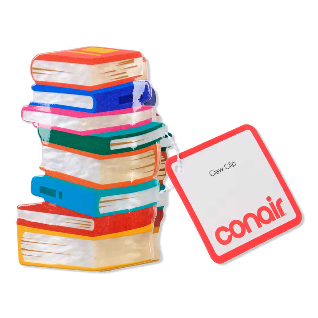 Conair Accessories  Stacked Notebooks Acrylic Claw Clip