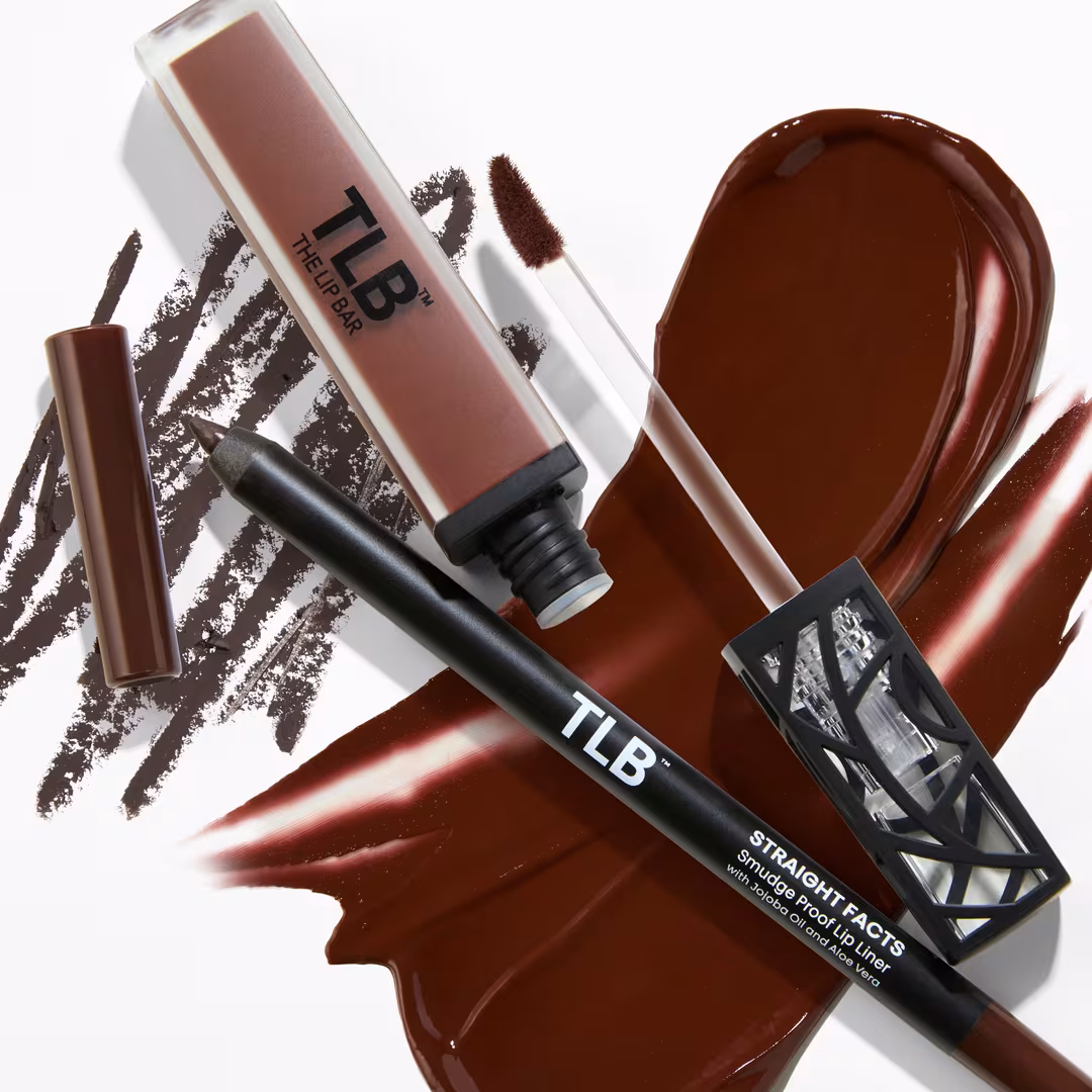 The Lip Bar  Nonstop Liquid Matte Lipstick & Straight Line Lip Liner Set