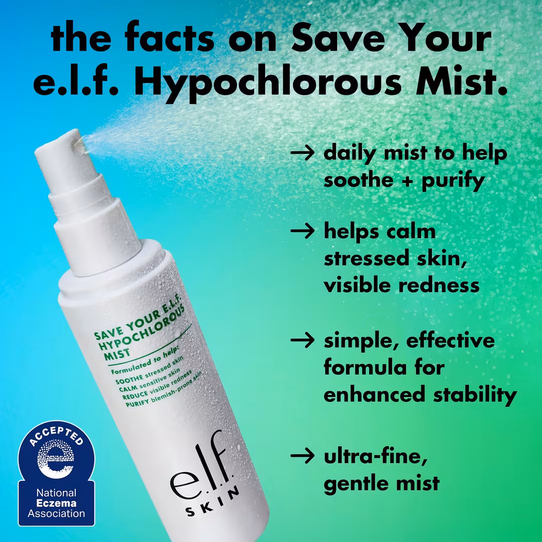 e.l.f. Cosmetics  Save Your E.L.F. Hypochlorous Mist