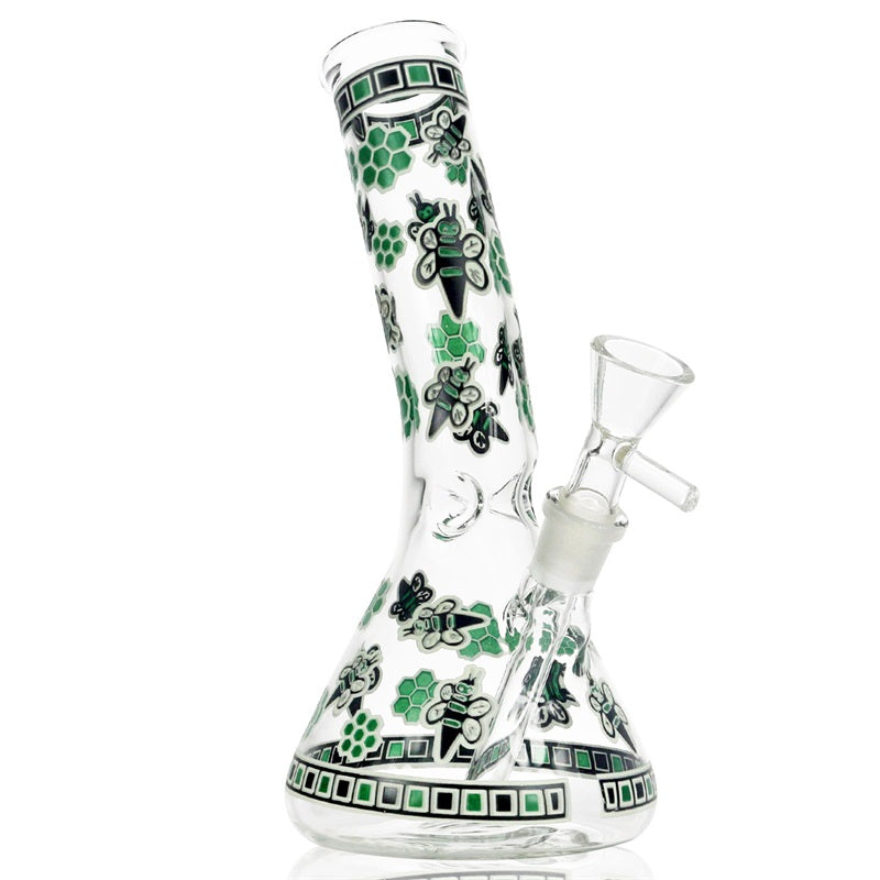 8 Glow-In-The-Dark Honeybee Beaker Bong