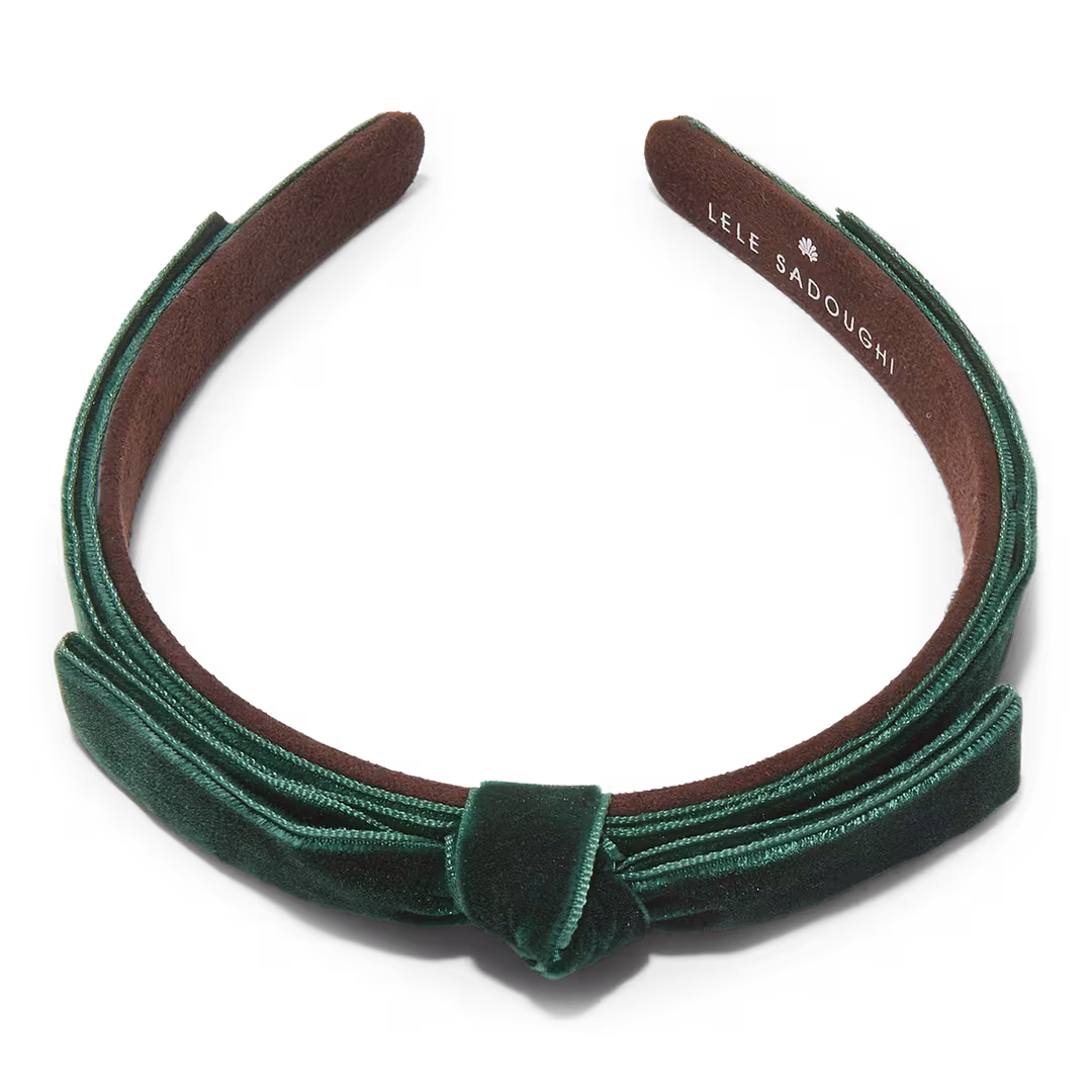 Lele Sadoughi  Alpine Bardot Ribbon Slim Headband