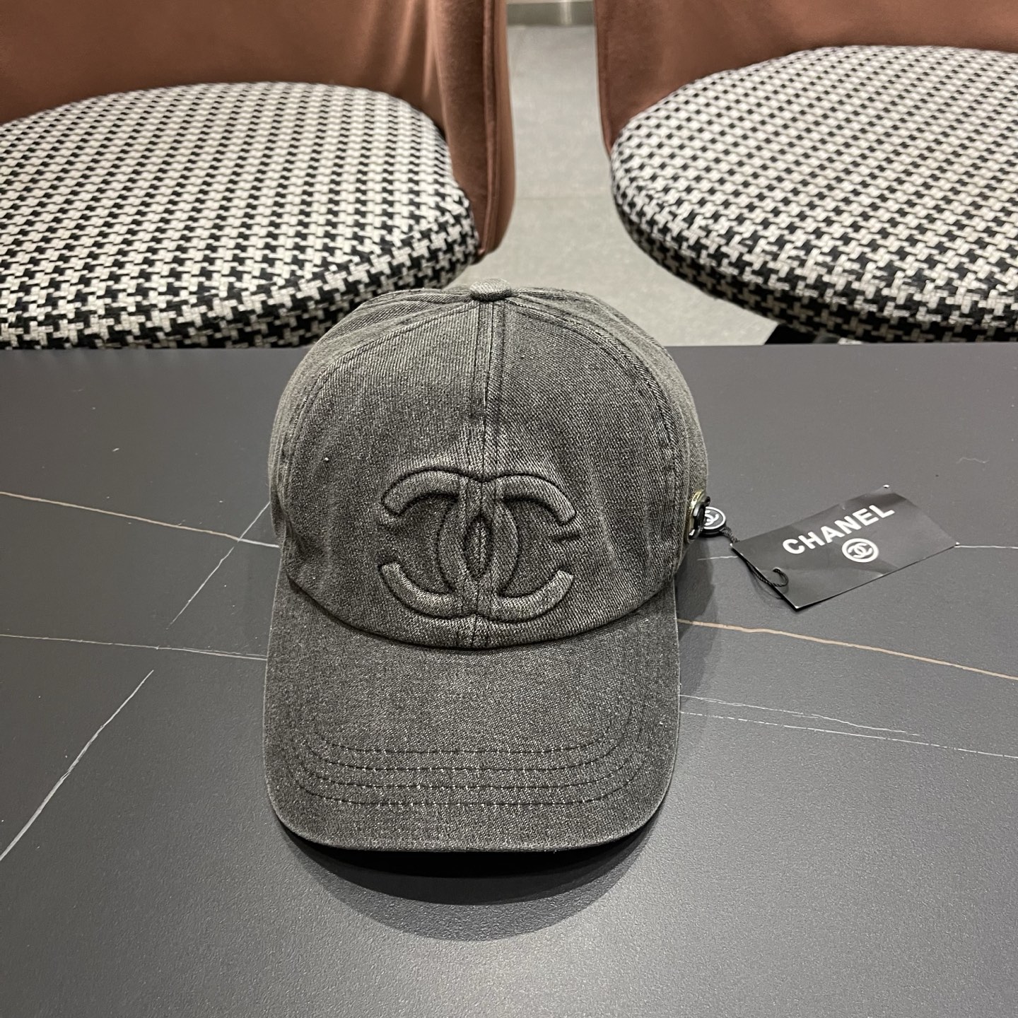 Chanel CC Logo Baseball Cap Adjustable Hat