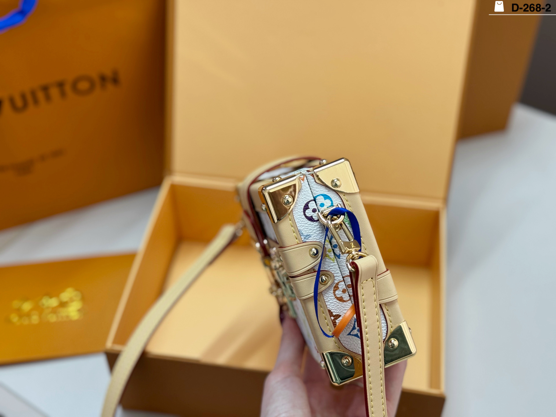 LV x TM Petite Malle Monogram Bag