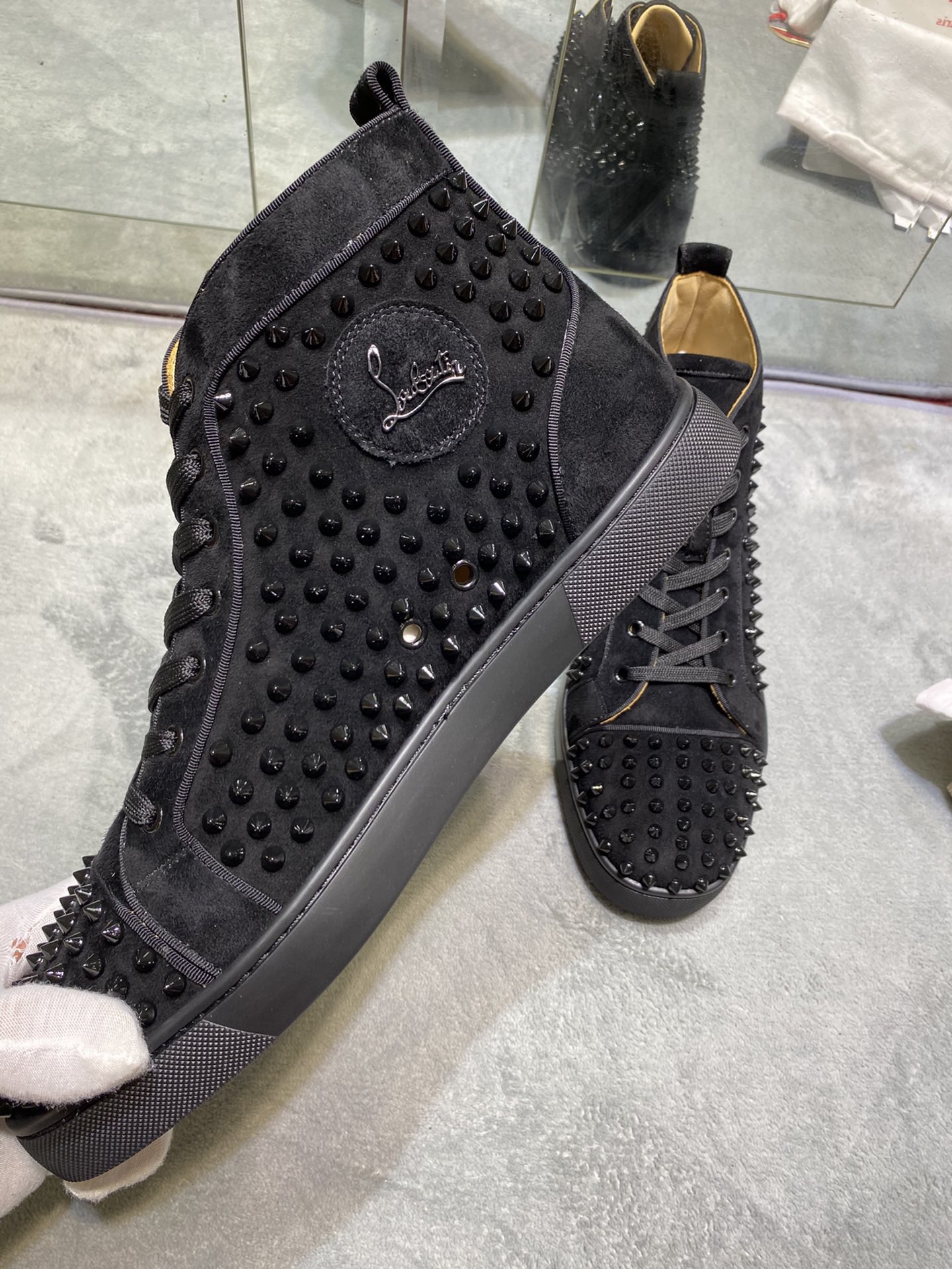 Christian Louboutin Red bottom High-Top - CCSHOES