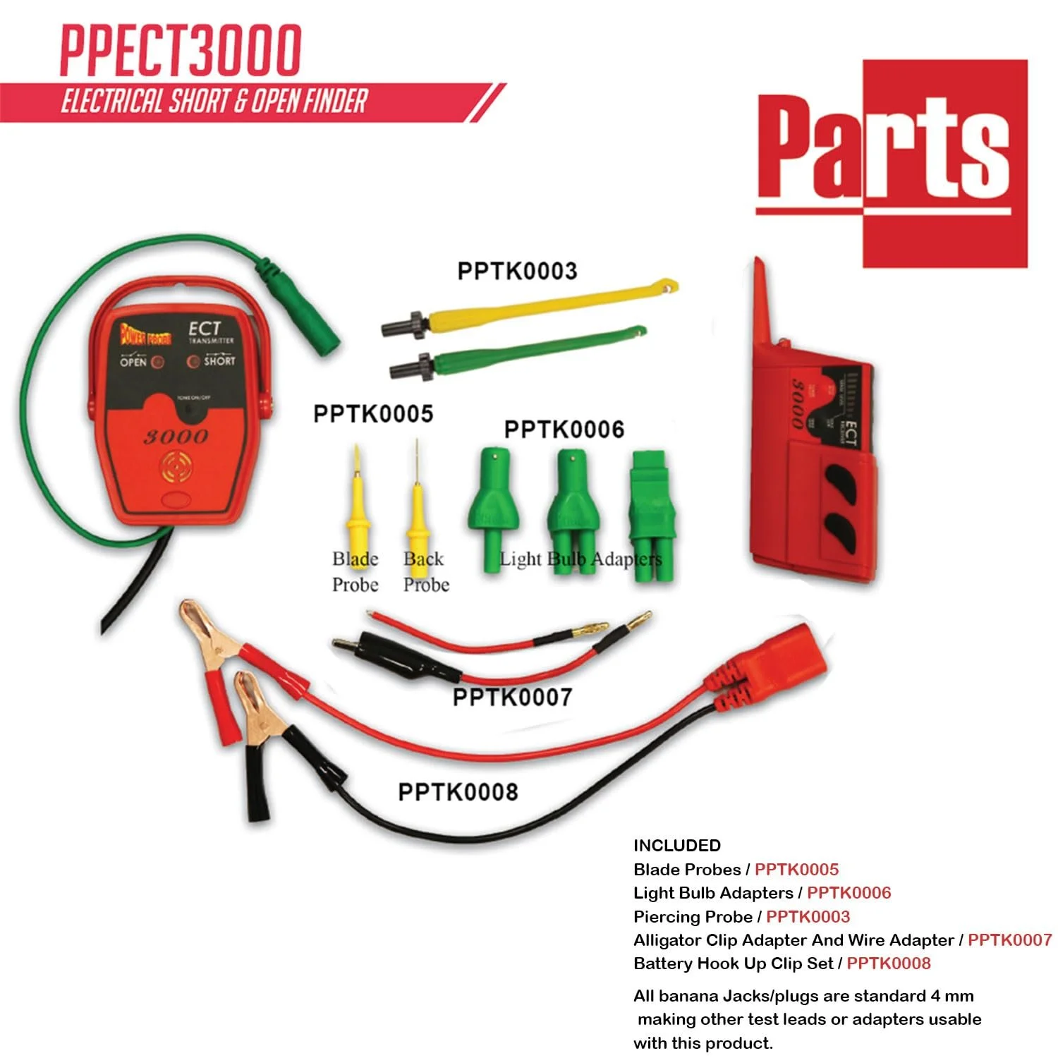 Power Probe PWP-PPECT3000 - ECT3000 Short/Open Electrical Circuit Tester