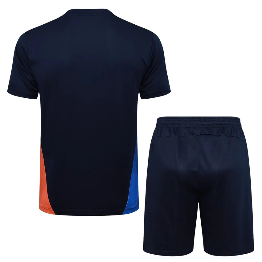 Marseille OM Jersey Shorts Set Men 2025 2026 Dark Blue