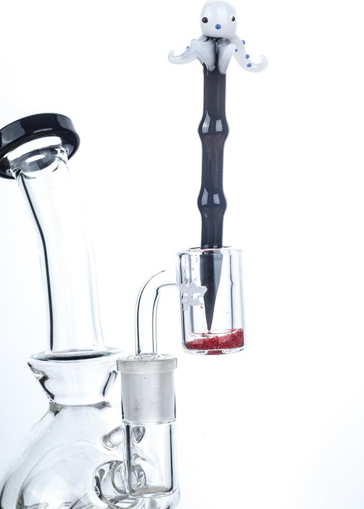 Thermochromic Banger Red Glass - By Puffing Bird