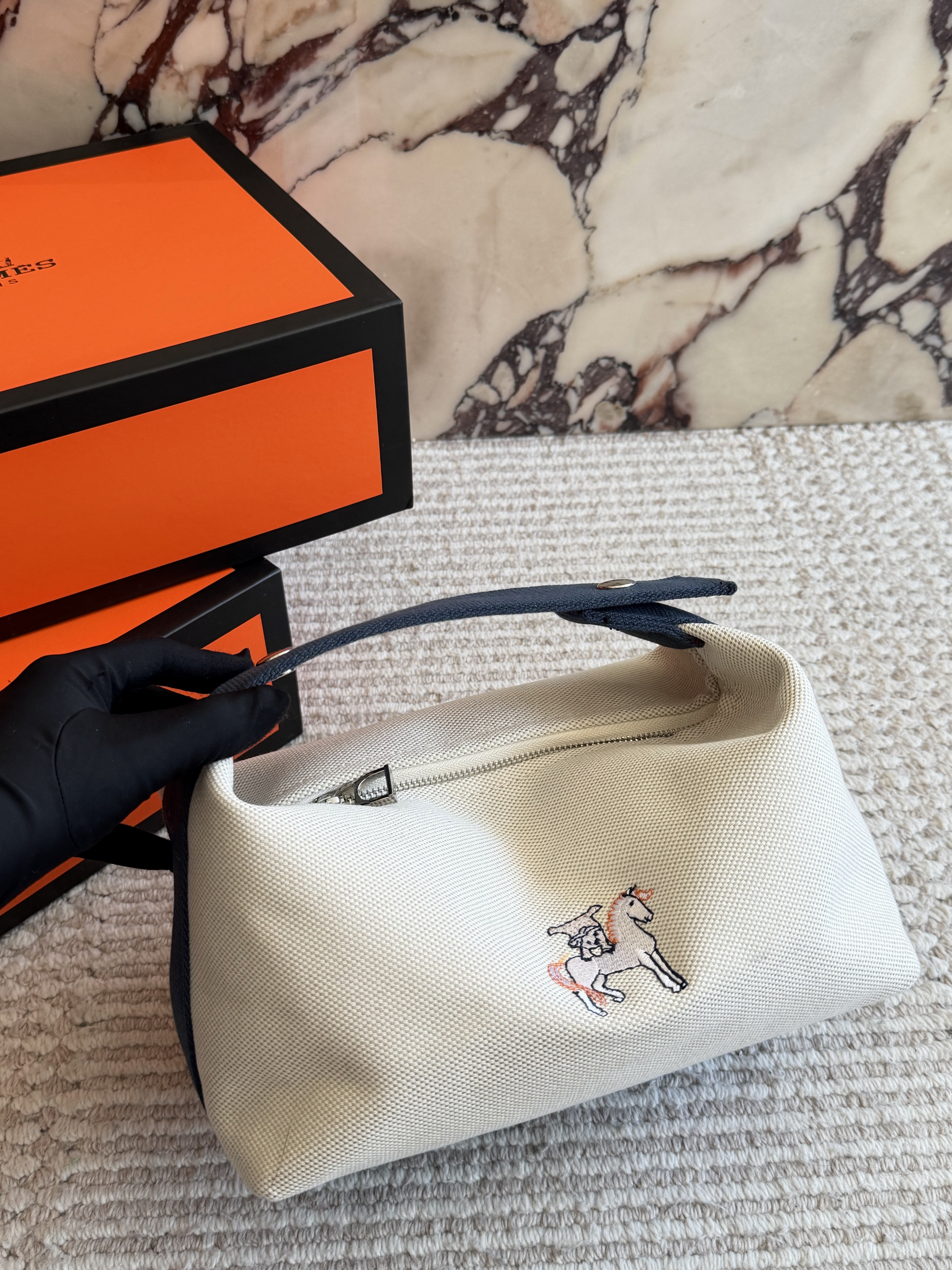 Hermès toiletry bag