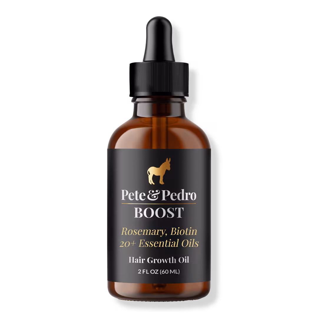 Pete & Pedro  BOOST Hair Strengthening, Scalp Health & Natural Growth Oil (With Rosemary Oil & Biotin)