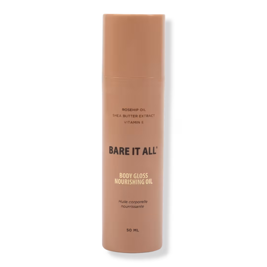 Bare It All  Body Gloss Shimmering Body Oil Travel Size