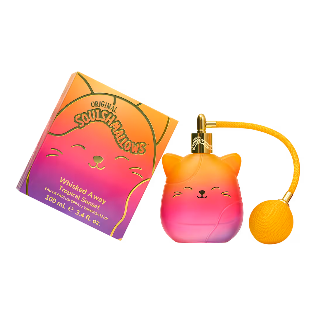 Squishmallows Fragrances  Whisked Away Tropical Sunset Limited Edition Eau de Parfum