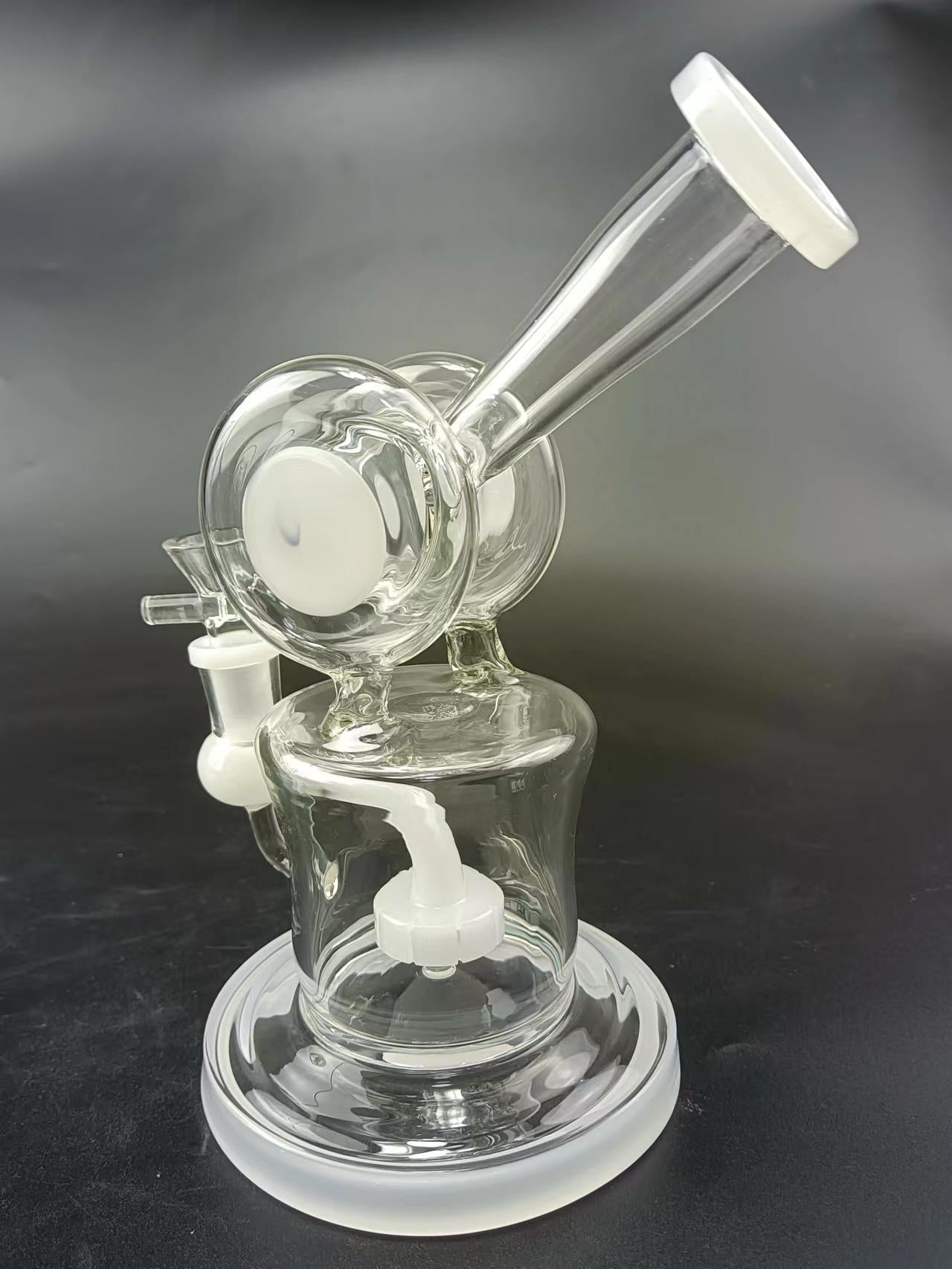 8 Showerhead Perc Double Chamber Dab Rig
