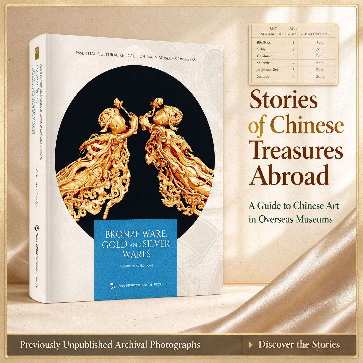 Essential Cultural Relics of China in Museums Overseas: Bronze Ware, Gold and Silver Wares