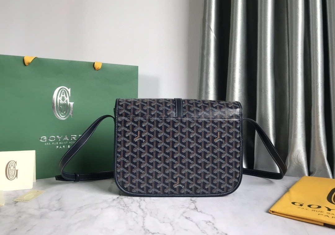 Replica Goyard 2MMLTY01CL01P Belvedere MM Bag Black
