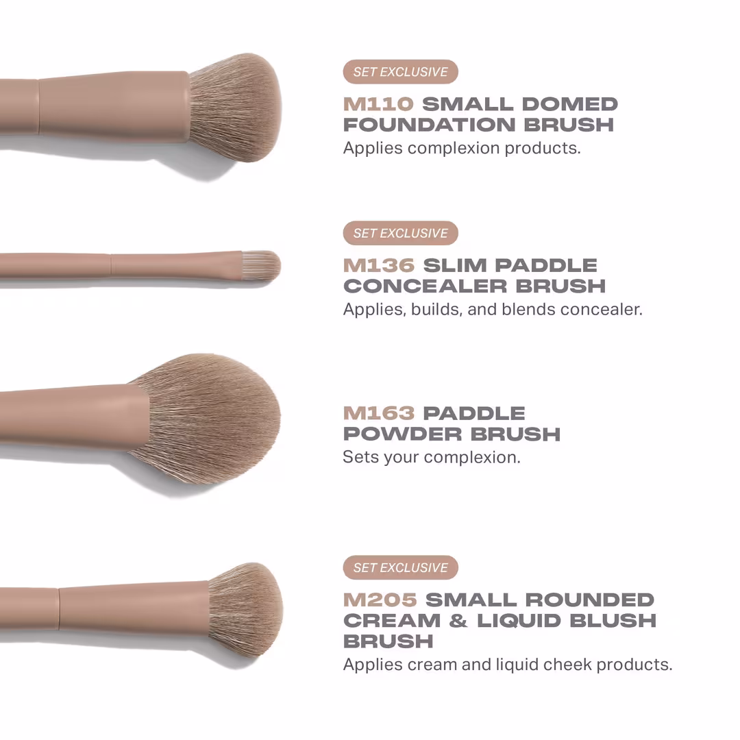 Morphe  Iced Mocha 4-Piece Face Brush Set