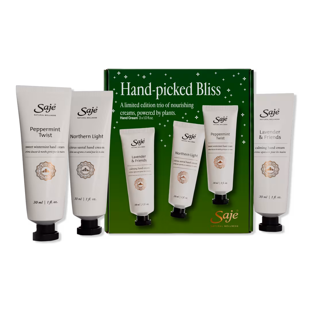 Saje Natural Wellness  Hand-Picked Bliss Nourishing Hand Cream Trio